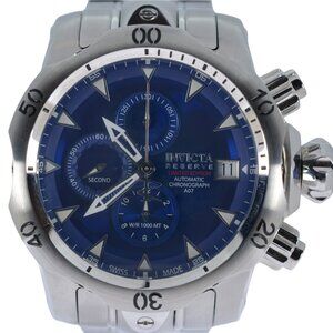 Men's 54mm Invicta Reserve Venom Blue Dial Auto Watch Limited Edition Ref 10165